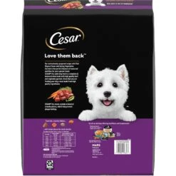 Cesar Simply Crafted Variety Pack Chicken & Chicken, Carrots & Green Beans Limited-Ingredient Adult Wet Dog Food Topper & Cesar Filet Mignon Flavor & Spring Vegetables Garnish Small Breed Dry Dog Food -Cozy Paws 688966 PT6. AC SS1800 V1668800829