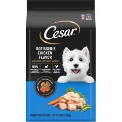 Cesar Simply Crafted Chicken Limited-Ingredient Wet Dog Food Topper & Cesar Rotisserie Chicken Flavor & Spring Vegetables Garnish Small Breed Dry Dog Food -Cozy Paws 689046 PT5. AC SS1800 V1668809782