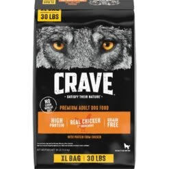 Crave High Protein Chicken Adult Grain-Free Dry Dog Food