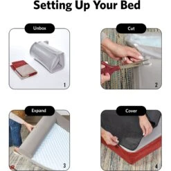 MidWest Signature QuietTime Memory Foam Dog & Cat Bed Sofa -Cozy Paws 690958 PT5. AC SS1800 V1667353364