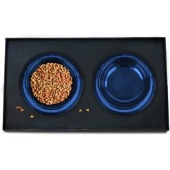 Platinum Pets Food & Water Heavy-Duty Feeding Mat, Black -Cozy Paws 69300 PT2. AC SS1800 V1628181975