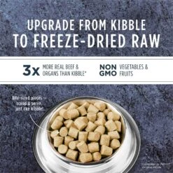 Instinct Freeze-Dried Raw Meals Real Beef Recipe Grain-Free Dog Food & Instinct Freeze-Dried Raw Boost Mixers Grain-Free Gut Health Recipe Dog Food Topper -Cozy Paws 693526 PT4. AC SS1800 V1669122285