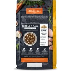 Instinct Raw Boost Grain-Free Recipe With Real Chicken & Freeze-Dried Raw Pieces Dry Dog Food & Instinct Freeze-Dried Raw Boost Mixers Grain-Free Gut Health Recipe Dog Food Topper -Cozy Paws 693582 PT2. AC SS1800 V1669123870