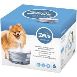 Zeus Fresh & Clear Waterfall Spout Dog Fountain -Cozy Paws 694838 PT5. AC SS1800 V1667519233