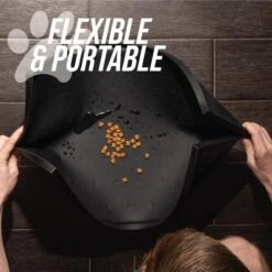 Leashboss Splash Tall Lip Dog Food Mat -Cozy Paws 694926 PT6. AC SS1800 V1669907018