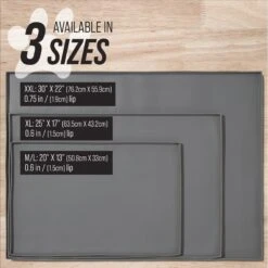 Leashboss Splash Tall Lip Dog Food Mat -Cozy Paws 694926 PT7. AC SS1800 V1669906964