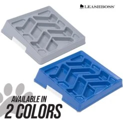 Leashboss Flat Face Slow Feeder Dog Bowl, Small/Medium -Cozy Paws 695078 PT8. AC SS1800 V1701379398