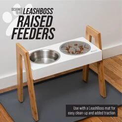 Leashboss Raised Pet Feeders Slow Feed Dog Bowl -Cozy Paws 695118 PT4. AC SS1800 V1669907410