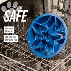 Leashboss Raised Pet Feeders Slow Feed Dog Bowl -Cozy Paws 695118 PT5. AC SS1800 V1669907467