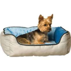 K&H Pet Products Self-Warming Two Tone Lounge Sleeper Bolster Cat & Dog Bed -Cozy Paws 69562 PT6. AC SS1800 V1607148124