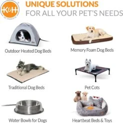 K&H Pet Products Deluxe Orthopedic Bolster Cat & Dog Bed -Cozy Paws 69687 PT7. AC SS1800 V1626395888