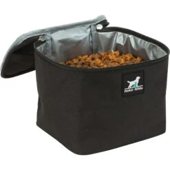 Pounce + Fetch Weekender Dog Food Travel Kit, Black, Large -Cozy Paws 696902 PT5. AC SS1800 V1667519302