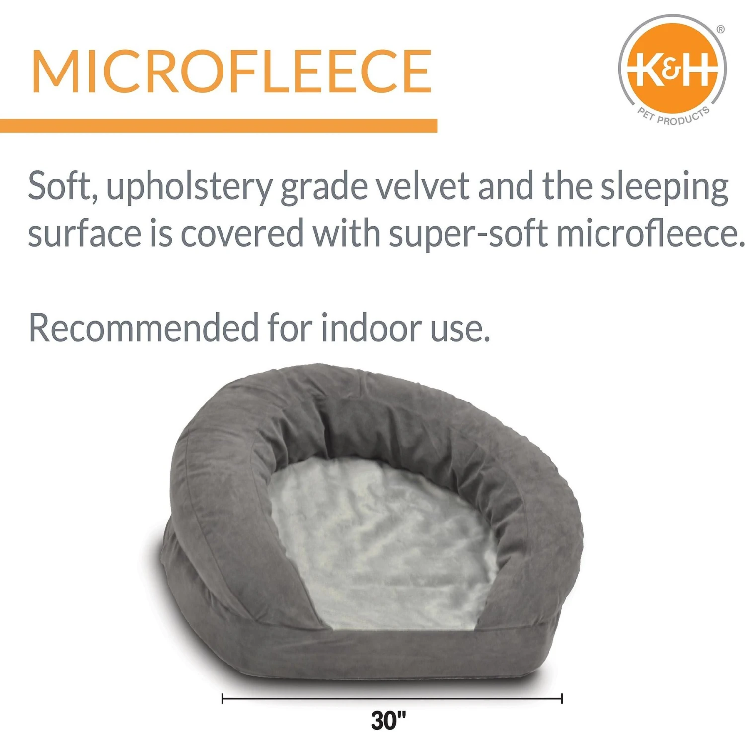 K&H Pet Products Orthopedic Bolster Cat & Dog Bed 4 K&H Pet Products Orthopedic Bolster Cat & Dog Bed - Image 2