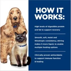Hill's Prescription Diet A/d Urgent Care With Chicken Wet Dog & Cat Food -Cozy Paws 69741 PT5. AC SS1800 V1687896187