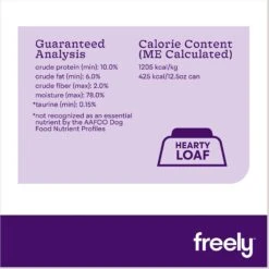 Freely Lamb Recipe Limited Ingredient Grain-Free Wet Dog Food -Cozy Paws 700518 PT4. AC SS1800 V1682517652