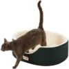 Armarkat Oval Bolster Cat & Dog Bed, Laurel Green/Ivory -Cozy Paws 70076 MAIN. AC SS1800 V1570546051