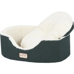 Armarkat Oval Bolster Cat & Dog Bed, Laurel Green/Ivory -Cozy Paws 70076 PT5. AC SS1800 V1566245338
