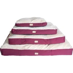 Armarkat Dog Pillow Bed With Removable Cover, Burgundy/Ivory -Cozy Paws 70147 PT5. AC SS1800 V1628111537