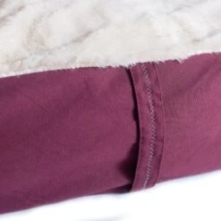 Armarkat Dog Pillow Bed With Removable Cover, Burgundy/Ivory -Cozy Paws 70147 PT6. AC SS1800 V1628112078