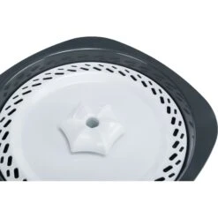 TRIXIE Flower Cat & Dog Water Fountain, White/Gray, 68-oz -Cozy Paws 701790 PT3. AC SS1800 V1668456950