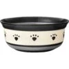 PetRageous Designs Metro Deep Ceramic Dog & Cat Bowl -Cozy Paws 70289 MAIN. AC SS1800 V1542236086