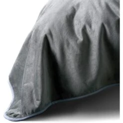 Allisandro Extra Soft Micro Fleece With Sherpa Triple Layer Tech Waterproof Cat & Dog Blanket, Dark Grey -Cozy Paws 703486 PT8. AC SS1800 V1668186882