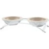 PetRageous Designs Toftee's Paws Double Diner Elevated Pet Bowls -Cozy Paws 70368 MAIN. AC SS1800 V1517265152