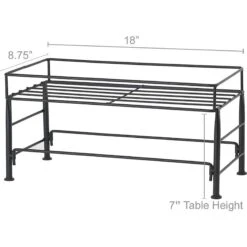 PetRageous Designs Set The Table Non-Skid Pet Bowl Wire Stand -Cozy Paws 70410 PT2. AC SS1800 V1628227303