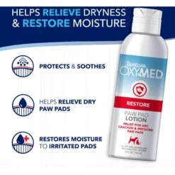 TropiClean OxyMed Soothing Paw Balm With Shea Butter Dog & Cat Cream, 4-oz Bottle -Cozy Paws 704262 PT5. AC SS1800 V1671551845