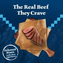 Blue Buffalo Wilderness Rocky Mountain Recipe Adult High Protein Natural Bison & Grain Dry Dog Food, 28-lb Bag -Cozy Paws 711246 PT2. AC SS1800 V1694550754