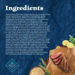 Blue Buffalo Wilderness Rocky Mountain Recipe Large Breed Adult High Protein Natural Bison & Grain Dry Dog Food, 28-lb Bag -Cozy Paws 711278 PT4. AC SS1800 V1694549409