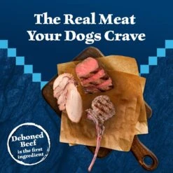 Blue Buffalo Wilderness Rocky Mountain Recipe Senior High Protein Natural Red Meat & Grain Dry Dog Food, 28-lb Bag -Cozy Paws 711326 PT2. AC SS1800 V1694549468