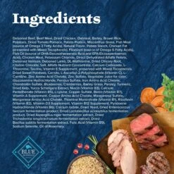 Blue Buffalo Wilderness Rocky Mountain Recipe Senior High Protein Natural Red Meat & Grain Dry Dog Food, 28-lb Bag -Cozy Paws 711326 PT4. AC SS1800 V1694548887