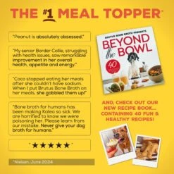 Brutus Broth Vegetable Broth Salmon Flavor Grain-Free Dog Food, 32-oz Bag -Cozy Paws 715054 PT4. AC SS1800 V1668761712