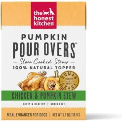 The Honest Kitchen Pumpkin POUR OVERS Chicken & Pumpkin Stew Wet Dog Food Topper & The Honest Kitchen Bone Broth POUR OVERS Beef Stew Wet Dog Food Topper -Cozy Paws 715750 PT1. AC SS1800 V1669737417