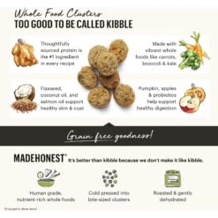 The Honest Kitchen Grain-Free Turkey Whole Food Clusters Dry Dog Food & The Honest Kitchen Food Clusters Whole Grain Chicken & Oat Recipe Dog Food -Cozy Paws 715806 PT4. AC SS1800 V1669738442