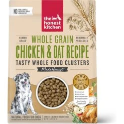 The Honest Kitchen Grain-Free Turkey Whole Food Clusters Dry Dog Food & The Honest Kitchen Food Clusters Whole Grain Chicken & Oat Recipe Dog Food -Cozy Paws 715806 PT5. AC SS1800 V1669737417