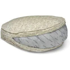 Bark And Slumber Biscuit Plush Round Eco Friendly Fabric Lounger Dog Bed -Cozy Paws 717094 PT2. AC SS1800 V1669667062