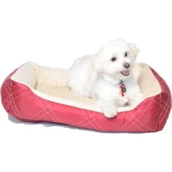 HappyCare Textiles Super Soft Fluffy Plush Sleeping Bolster & Crate Bed