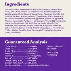 Halo Holistic Complete Digestive Health Grain-Free Chicken & Sweet Potato Dog Food Recipe Adult Dry Dog Food -Cozy Paws 721966 PT8. AC SS1800 V1669838159