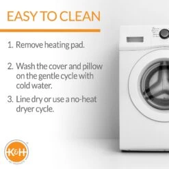 K&H Pet Products Thermo-Snuggly Sleeper Heated Dog Bed -Cozy Paws 72233 PT6. AC SS1800 V1698865519