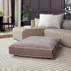 Happy Hounds Bailey Rectangle Pillow Dog Bed With Removable Cover -Cozy Paws 727774 PT3. AC SS1800 V1669917499