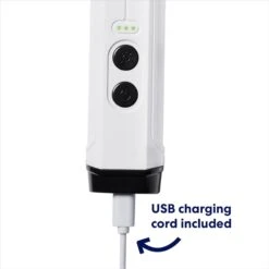 Rechargeable Cordless Cat & Dog 3-Speed Nail Grinder, White -Cozy Paws 729774 PT3. AC SS1800 V1687894787