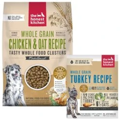 The Honest Kitchen Whole Grain Turkey Recipe Dehydrated Dog Food & The Honest Kitchen Food Clusters Whole Grain Chicken & Oat Recipe Dog Food