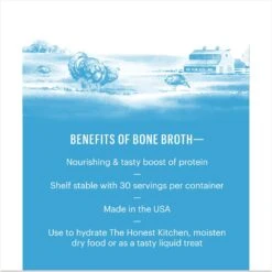 The Honest Kitchen Daily Boosters Beef Bone Broth With Turmeric For Dogs & The Honest Kitchen Daily Boosters Turkey Bone Broth With Turmeric For Dogs -Cozy Paws 730678 PT7. AC SS1800 V1670005574