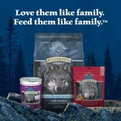 Blue Buffalo Wilderness Adult High Protein Natural Chicken & Wholesome Grains Dry Dog Food -Cozy Paws 733462 PT8. AC SS1800 V1694547212