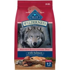 Blue Buffalo Wilderness Adult High Protein Natural Salmon & Wholesome Grains Dry Dog Food