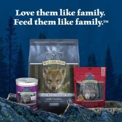 Blue Buffalo Wilderness Puppy High Protein Natural Chicken & Wholesome Grains Dry Dog Food -Cozy Paws 733510 PT8. AC SS1800 V1694549409