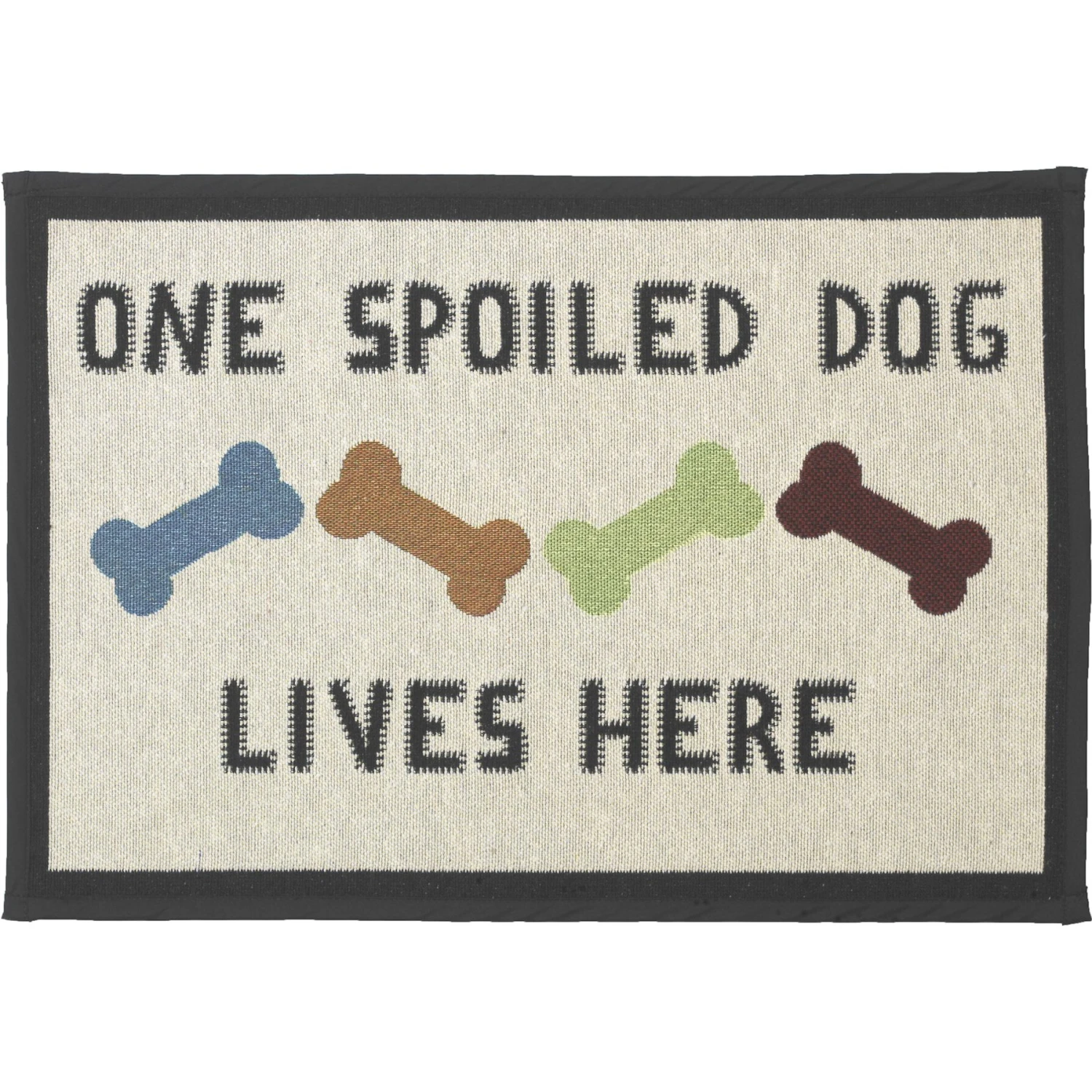 PetRageous Designs One Spoiled Dog Tapestry Placemat 3 PetRageous Designs One Spoiled Dog Tapestry Placemat