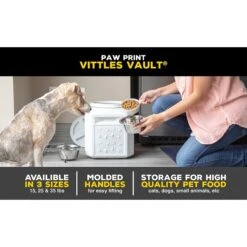 Gamma2 Vittles Vault Plus Pet Food Storage -Cozy Paws 73474 PT2. AC SS1800 V1472050129